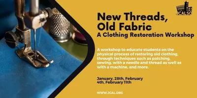 New Threads, Old Fabric: A Clothing Restoration Workshop
