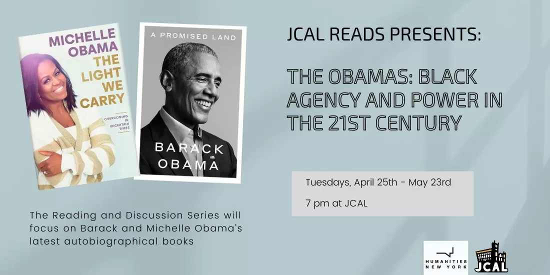 JCAL's Literary Series Resumes This Spring With  Autobiographies of The Obamas